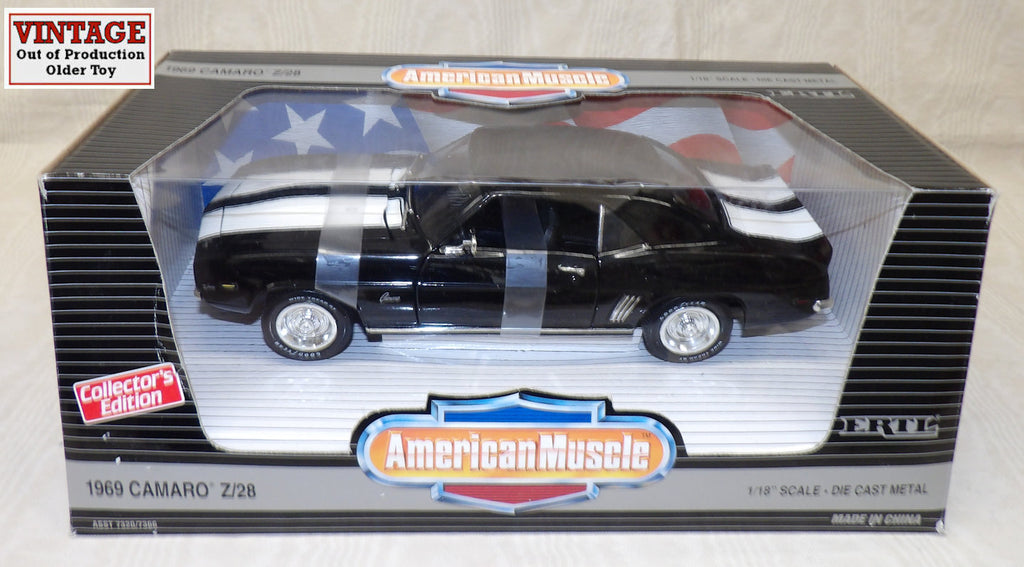 #7366 1/18 1969 Camaro Z/28 - Tuxedo Black