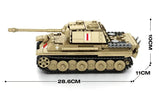 #77034 WWII Pudel Battle Tank Building Brick Kit