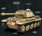 #77034 WWII Pudel Battle Tank Building Brick Kit