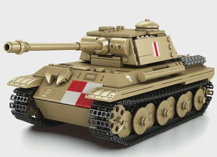 #77034 WWII Pudel Battle Tank Building Brick Kit