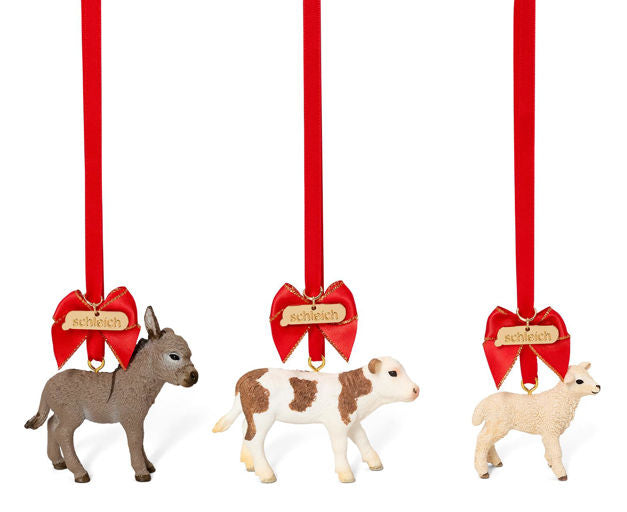 #77744 Festive Farm Friends Ornament Set