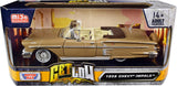 #79025TBRN 1/24 Get Low Bronze 1958 Impala SS Convertible
