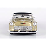 #79031BE 1/24 Get Low Beige & Black 1955 Chevy Bel Air Hard Top