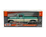 #79346AC-GRN 1/24 Green & Cream 1979 Ford F-150 Custom Pickup