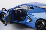 #79360BL 1/24 Blue 2020 Chevy Corvette C8 Stingray