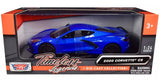 #79360BL 1/24 Blue 2020 Chevy Corvette C8 Stingray