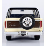 #79371TABR 1/24 Tan & Brown 1978 Ford Bronco Ranger XLT Hardtop with Spare Tire