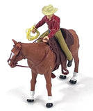 #808BC 1/20 Four Sixes Ranch Cowboy & Quarter Horse Set