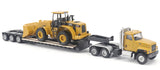 #84418 1/87 Cat CT681 Day Cab Tractor with Lowboy Trailer & Cat 950G Wheel Loader