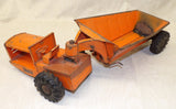 #845S Orange Structo Belly Dump Truck - Used, AS IS