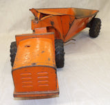 #845S Orange Structo Belly Dump Truck - Used, AS IS