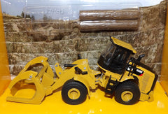 #85635S 1/64 Cat 950M Wheel Loader with Log Fork - Broken, Missing Bucket, AS IS