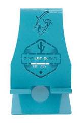 #870888 Turquoise Horse Desktop Phone Holder