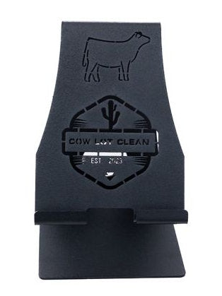 #870894 Black Heifer Desktop Phone Holder