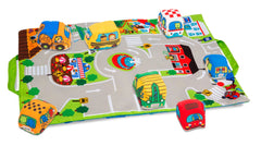 #9214 Take-Along Town Play Mat with Vehicles