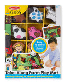 #9216 Take-Along Town Play Mat with Animals