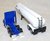 #9347 1/64 Nestle Alpine White WhiteGMC Aero Conventional with Tanker Trailer