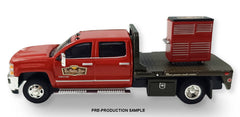 #97170-D 1/64 Hobby Shop 2016 Chevrolet Silverado 3500HD Dually Flatbed Truck with Tool Cabinet