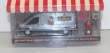 #97170-ER 1/64 Hobby Shop 2019 Ford Transit LWB High Roof Van with Car Jack & Battery Charger - Raw Metal Chase