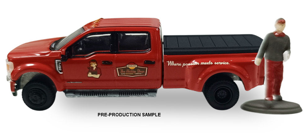 #97170-F 1/64 Hobby Shop 2022 Ford F-450 Dully Pickup with Mechanic Figure