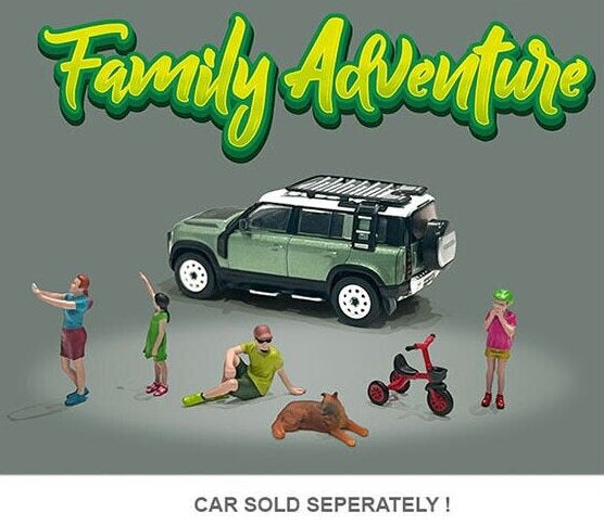 #AD-76513MJ 1/64 American Diorama Family Adventure Set