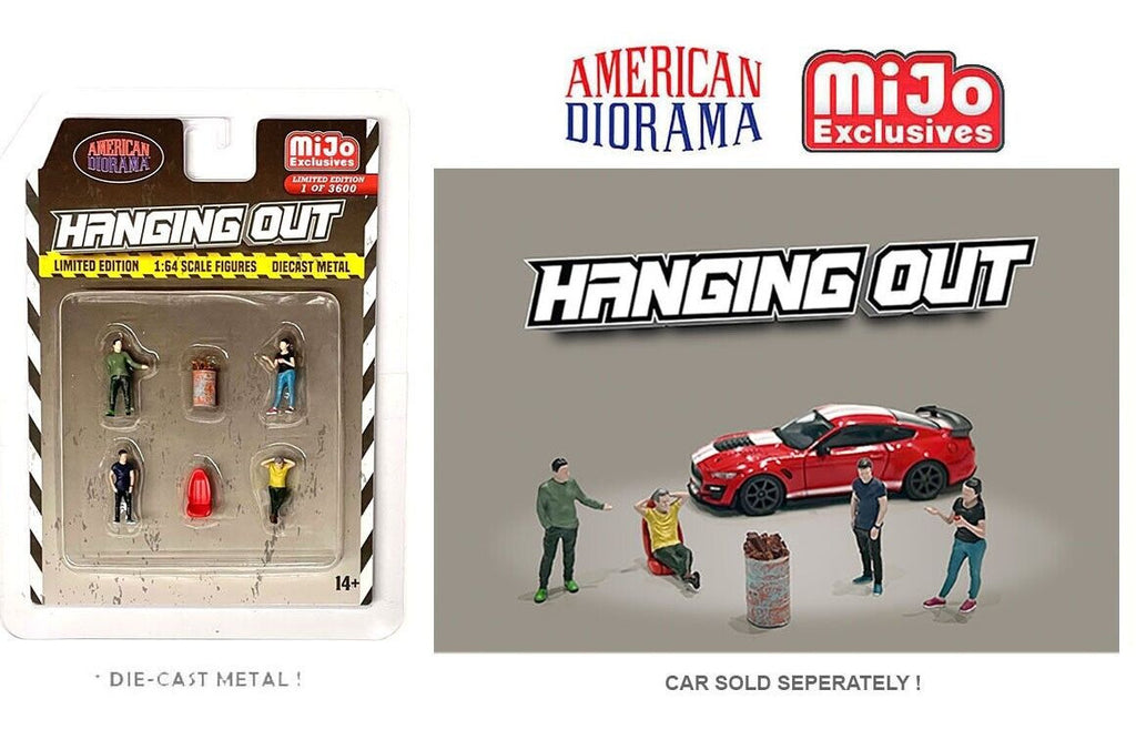 #AD-76514MJ 1/64 American Diorama Hanging Out Figures Set