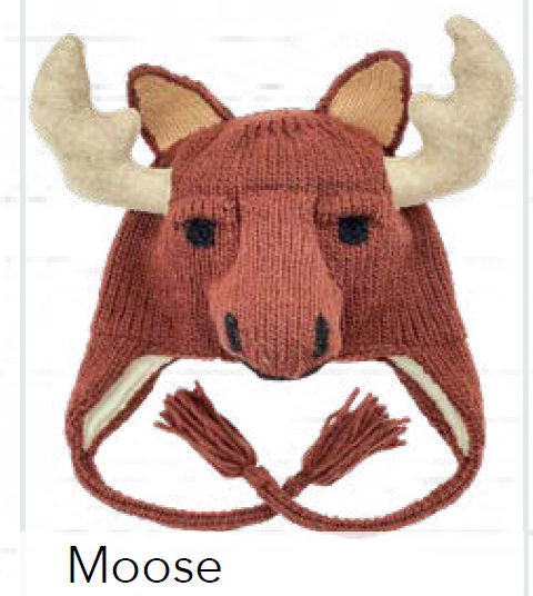 #AKC022 Adult Moose Animal Hat