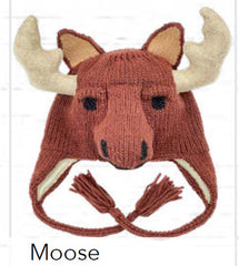 #KC022 Youth Moose Animal Hat