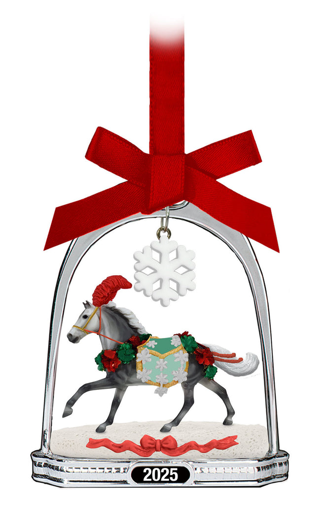 #B-HP-10224 Christmas in Bloom - 2025 Stirrup Ornament
