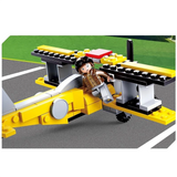 #B667B Aviation Biplane Building Brick Kit