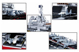 #B0698 Model Bricks Aircraft Carrier 2-in-1 Building Brick Set