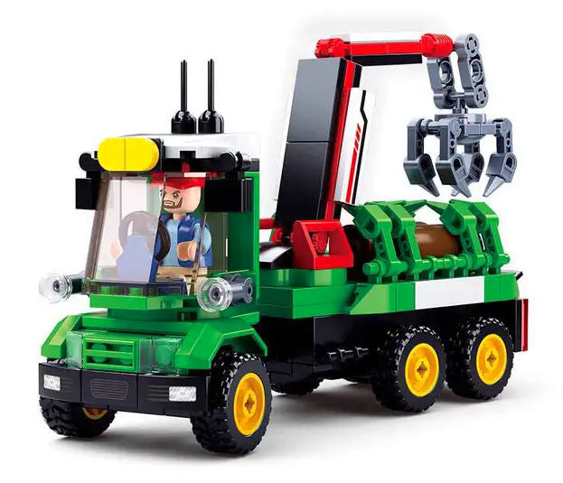 #B0778 Farm Log Transporter Building Brick Kit