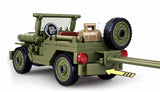 #B0853 WWII Willy's Jeep Building Brick Kit