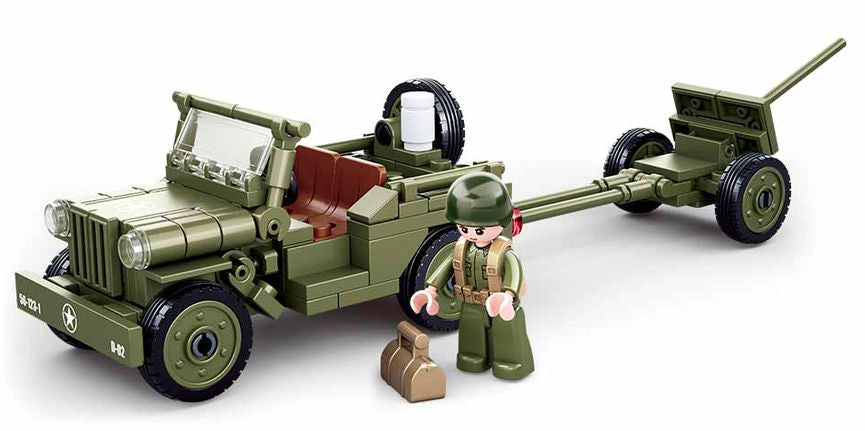 #B0853 WWII Willy's Jeep Building Brick Kit