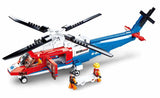 #B0886 "The Rescue" Medivac Helicopter Building Brick Kit