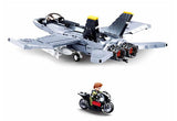 #B0928 Model Bricks F/A-18ES Hornet Fighter jet Building Brick Set
