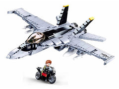 #B0928 Model Bricks F/A-18ES Hornet Fighter jet Building Brick Set