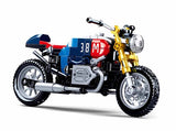 #B0958 Model Bricks Colorful Motorcycle Building Brig Set