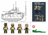 #B1363 Bradley M3A3 US Advance Light Tank Building Brick Set