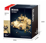 #B1363 Bradley M3A3 US Advance Light Tank Building Brick Set