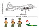 #B1367 WWII Boeing B-17 Flying Fortress Airplane Building Brick Set