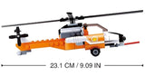 #B667D Aviation Fire Helicopter Building Brick Kit