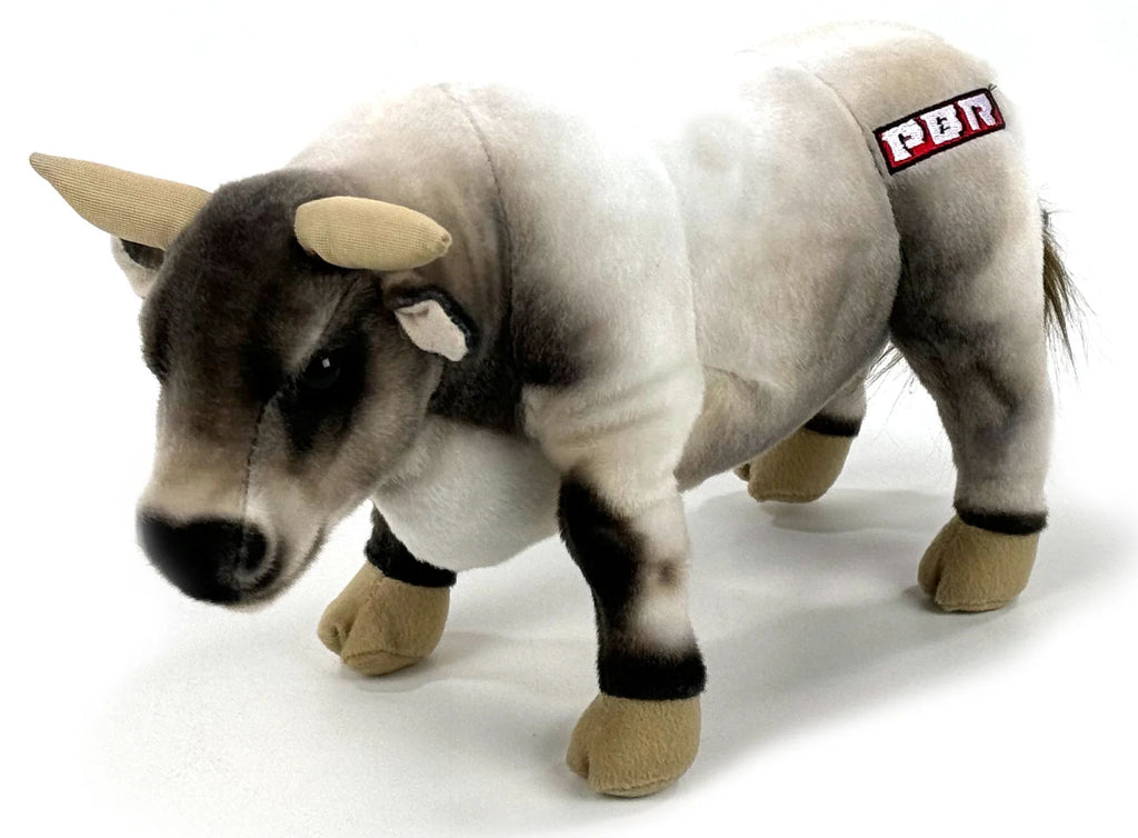 #BC610 Gray PBR Bull Plush