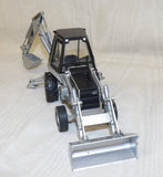 #C2931Sa 1/35 Case 580D Backhoe Loader Silver Limited Edition - No Box, AS IS