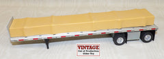 #CB1421 1/64 Custom Built Flatbed Trailer with Load - No Box, AS IS