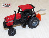 #CB1548 1/64 Case-IH 3294 FWA Tractor with Sickle Mower - Custom, No Package, AS IS
