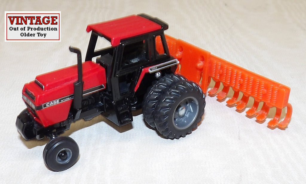 #CB1549 1/64 Case-IH 2594 Tractor with Duals & Cultivator - Custom, No Package, AS IS
