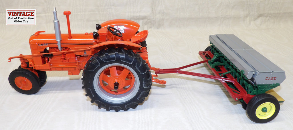 #CUST1002 1/16 1951 Case "DC" Tractor with Case Grain Drill, 2009 Wisconsin Farm Technology Days Edition