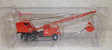 #CUST1052 1/50 Shield Bantam Crane with Clamshell on White WC22 Truck, 2010 National Toy Truck'n Construction Show