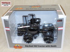 #CUST1133 1/64 Big Bud 740 4WD Tractor with Duals, Black Chase Version